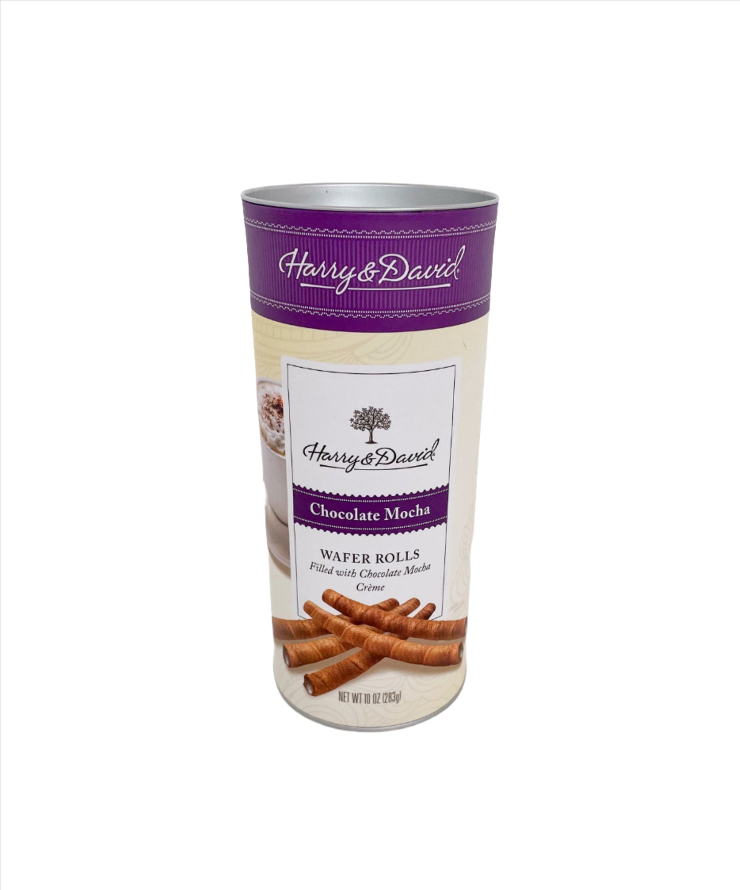 Wholesale Harry & David Chocolate Mocha Wafer Rolls Tin 10 oz Bag- Bulk
