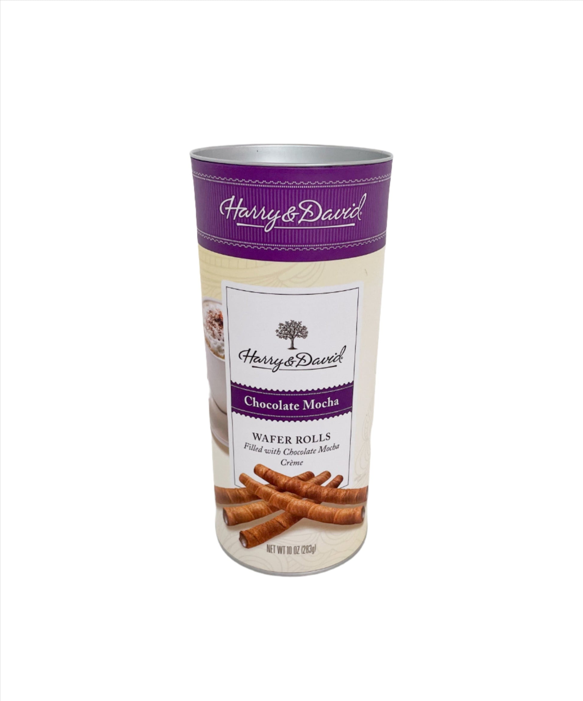 Wholesale Harry & David Chocolate Mocha Wafer Rolls Tin 10 oz Bag- Bulk