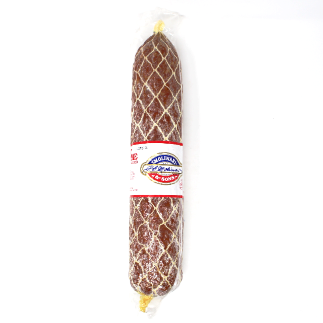 Wholesale Molinari Hot Salame Sausage (7 Count Case, 4 LB)- Bulk