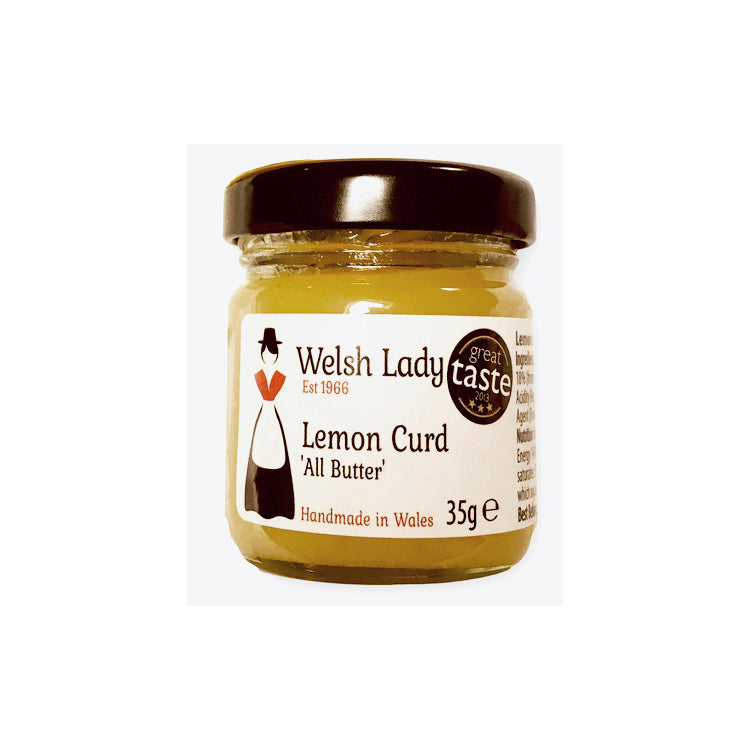 Wholesale Welsh Lady Lemon Curd, Mini Jar 1.23oz (35g)- Bulk