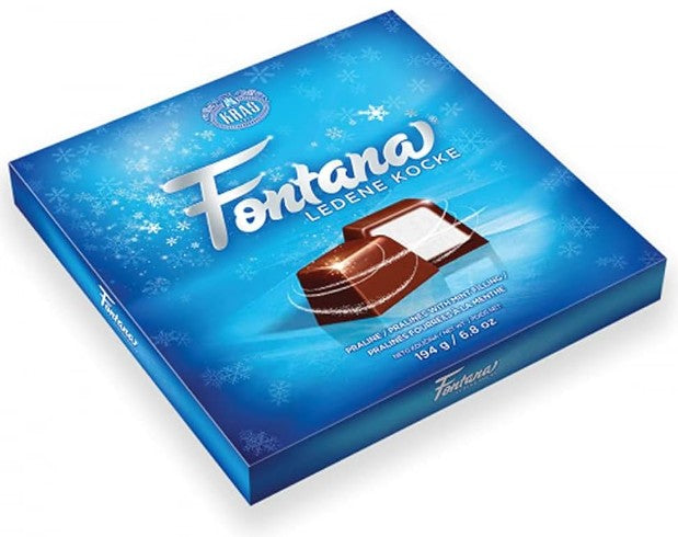 Wholesale Kras Fontana Ledece Kocke Chocolate 194 Gram- Bulk