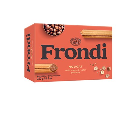 Wholesale Kras Frondi Maxi Nougat Wafers 250 Gram- Bulk