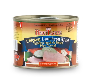 Wholesale B&S Chicken Lunch Loaf (Pileci Narezak) - 200 Gram Tins- Bulk
