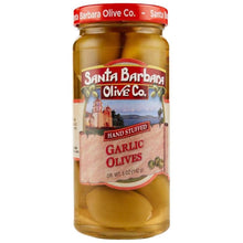 Wholesale Santa Barbara Olive Co. Garlic Stuffed Olives - 6 Pack (5oz Jars)- Bulk