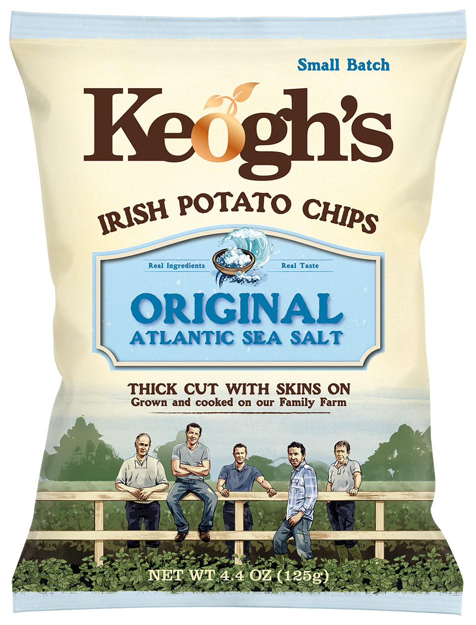 Wholesale Keogh's Lightly Salted Crisps 4.4 oz- Bulk