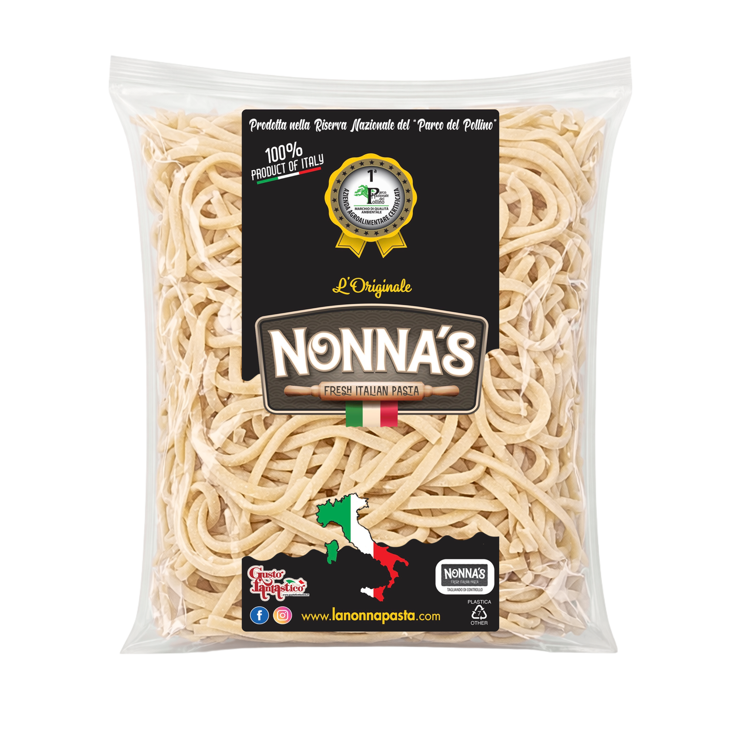 Wholesale Nonna's Fresh Linguine Pasta- Bulk