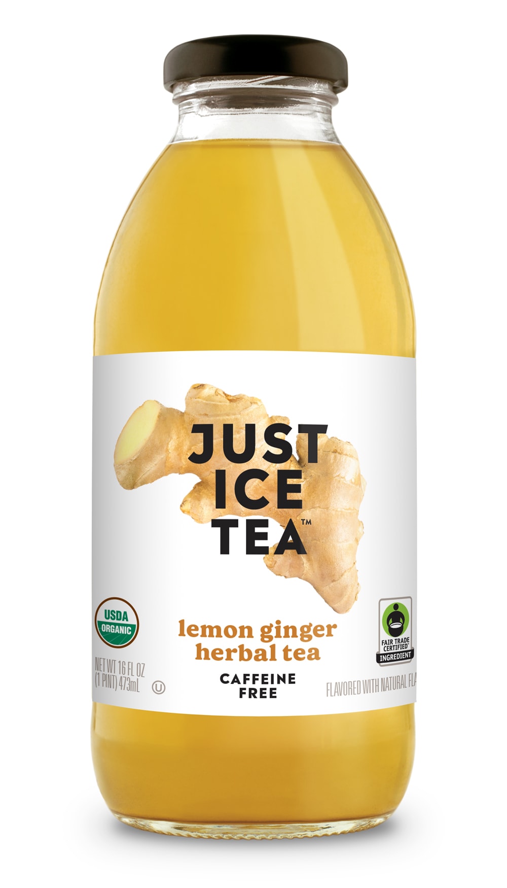 Wholesale Just Ice Tea 12/16Oz Lemon Ginger Herbal Tea- Bulk