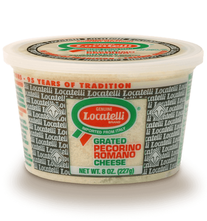 Wholesale Locatelli Case Grated Pecorino Romano Cheese- Bulk
