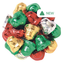 Wholesale Madelaine Milk Chocolate Foiled Christmas Bells- Bulk