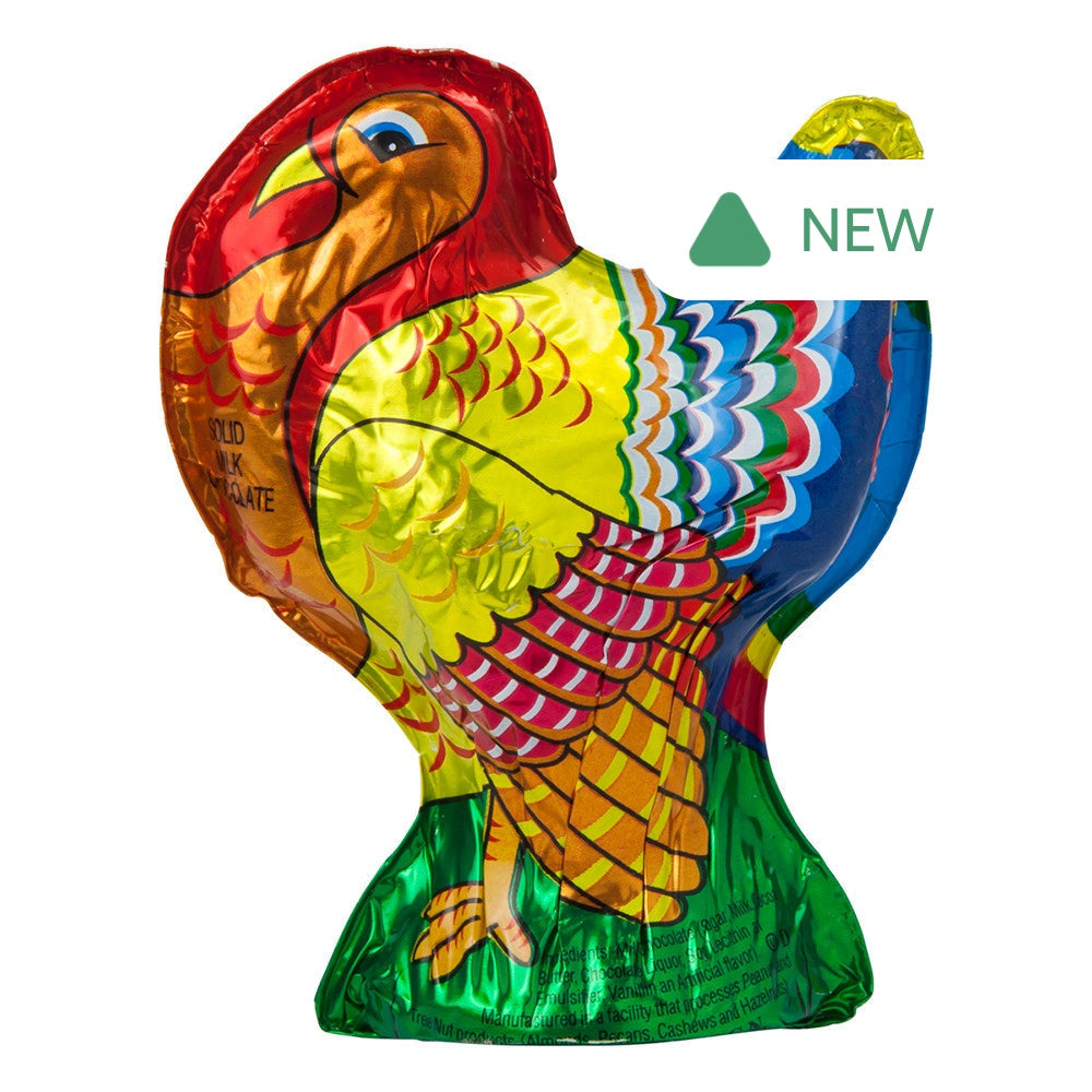 Wholesale Madelaine Milk Chocolate Foiled Solid Turkey 6 Oz- Bulk
