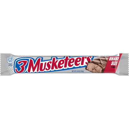 Wholesale 3 MUSKETEERS Chocolate Sharing Size Candy Bars 3.28oz 25ct- Bulk