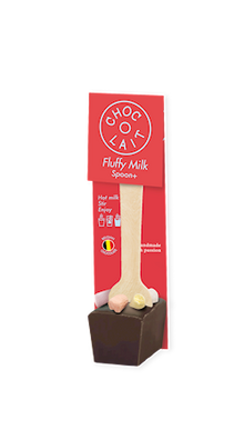 Wholesale Milk Spoon+ with Fluffy Marshmallows in Cellophane Bag, Ready to Display 1.05 OZ- Bulk