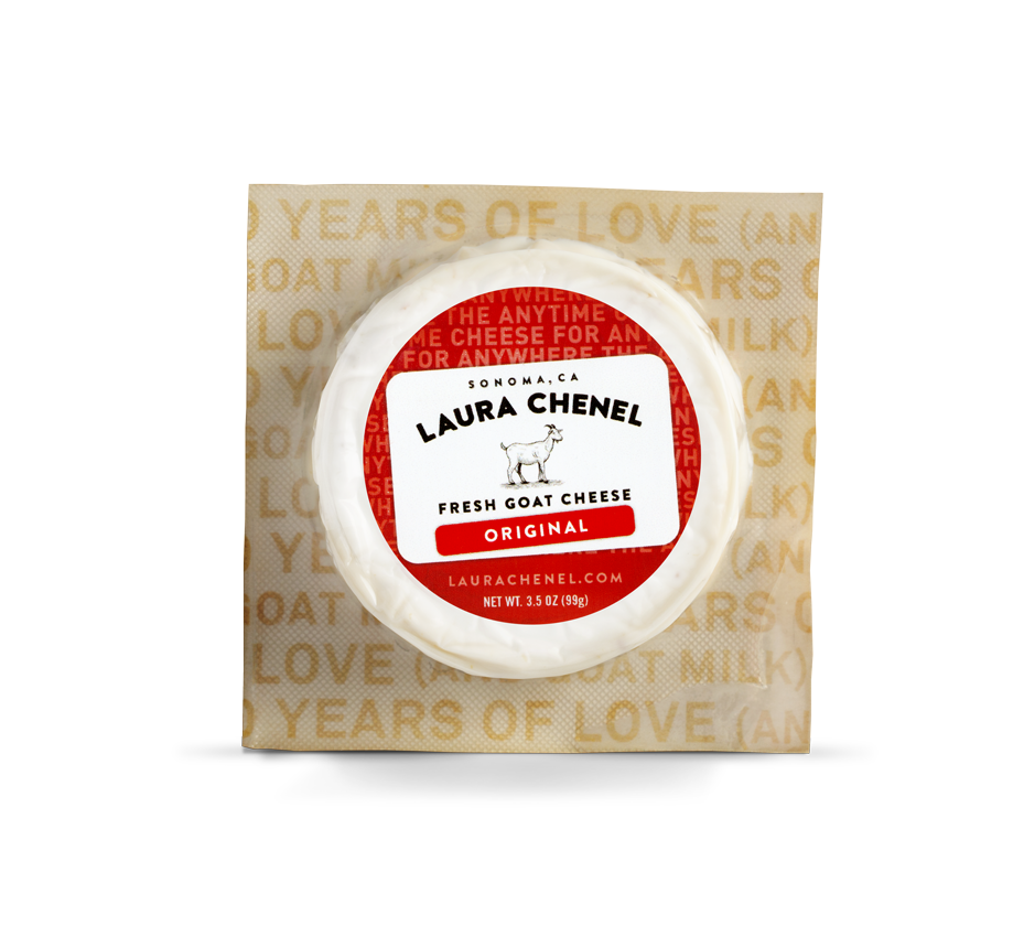 Wholesale Laura Chenel Original Goat Cheese Medallion 3.5 oz- Bulk