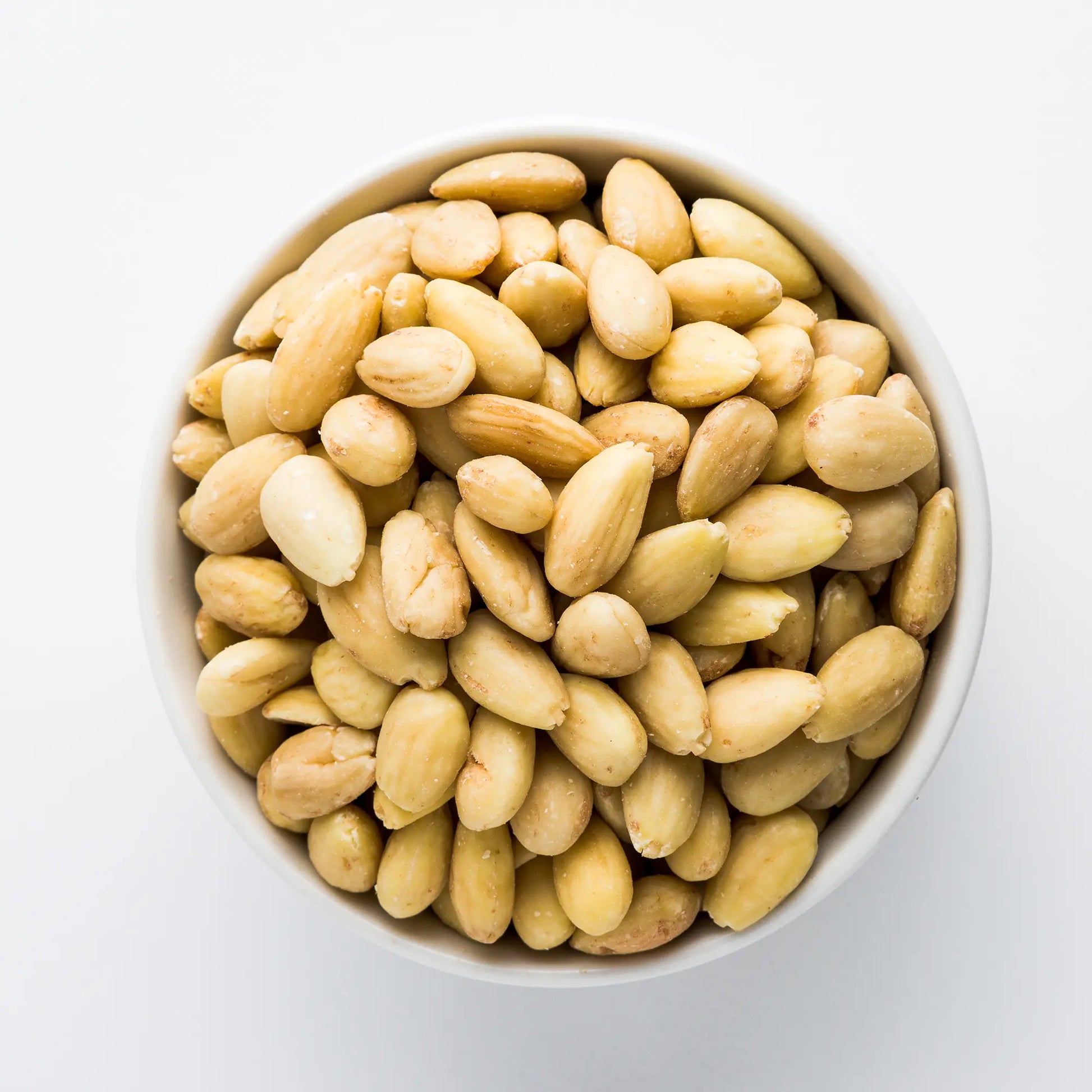 Wholesale BoxNCase Whole Blanched Skin Off Almonds 5lb- Bulk