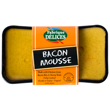 Wholesale Fabrique Delices Bacon Mousse 8 oz- Bulk