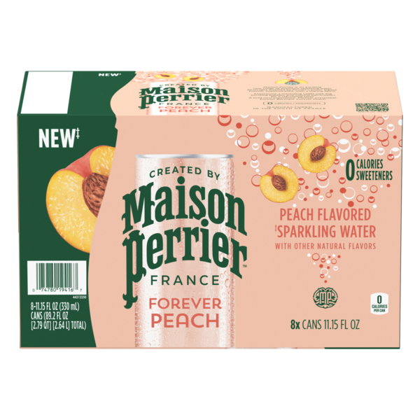 Wholesale Water Sparkling Peach Can- Bulk