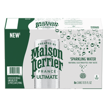 Wholesale Maison Perrier Unflavored Ultimate Sparkling Water 267.6 fl oz 24 Pack Cans- Bulk