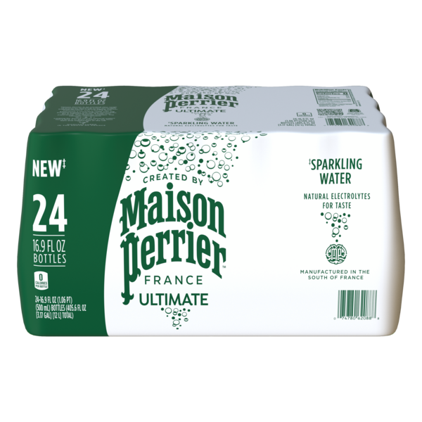 Wholesale Maison Perrier Sparkling Water 16.9 Fluid Ounce (Pack of 24)- Bulk