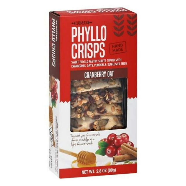 Wholesale Phyllo Crisps Cranberry Oat- Bulk