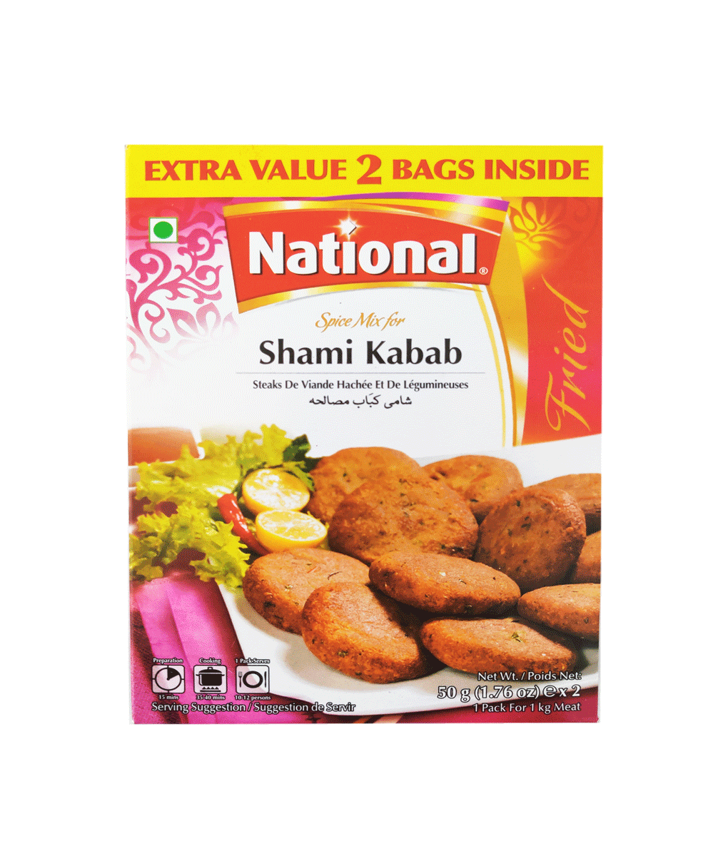 Wholesale National Shami Kabab Masala 50g- Bulk