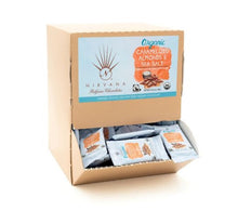 Wholesale Nirvana Milk Organic and Fair Trade Belgian Chocolate with Caramelized Almonds and Sea Salt 0.35 OZ- Bulk