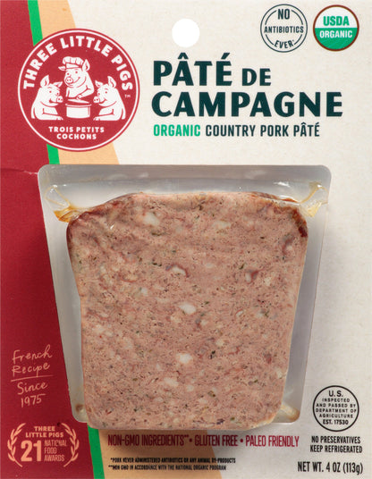 Wholesale Les Trois Organic Pate De Campagne- Bulk