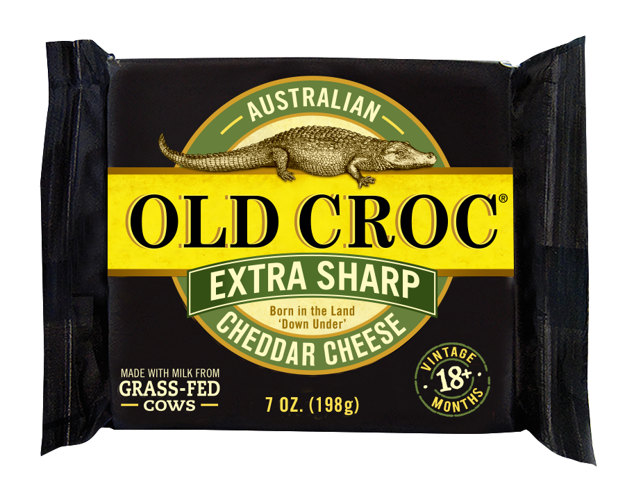 Wholesale Old Croc Extra Sharp Cheddar Cheese 7oz Pack- Bulk