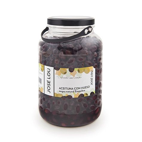 Wholesale Jose Lou Black Empeltre Olives (200/220) 2. ()- Bulk