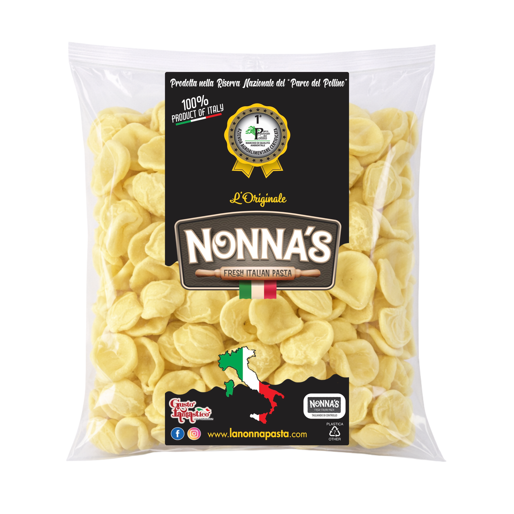 Wholesale Nonna's Fresh ORECCHIETTE Pasta- Bulk