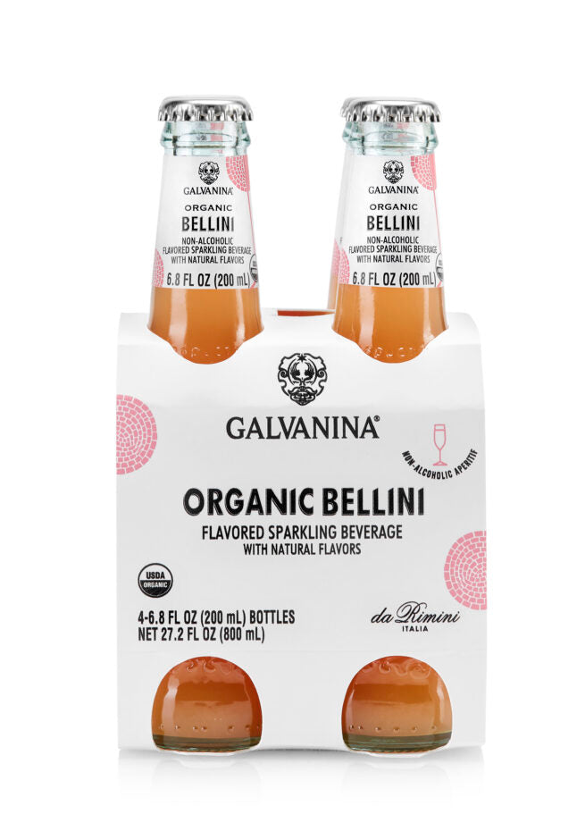 Wholesale Organic Bellini Mocktail Beverages Galvanina 6X4PK- Bulk