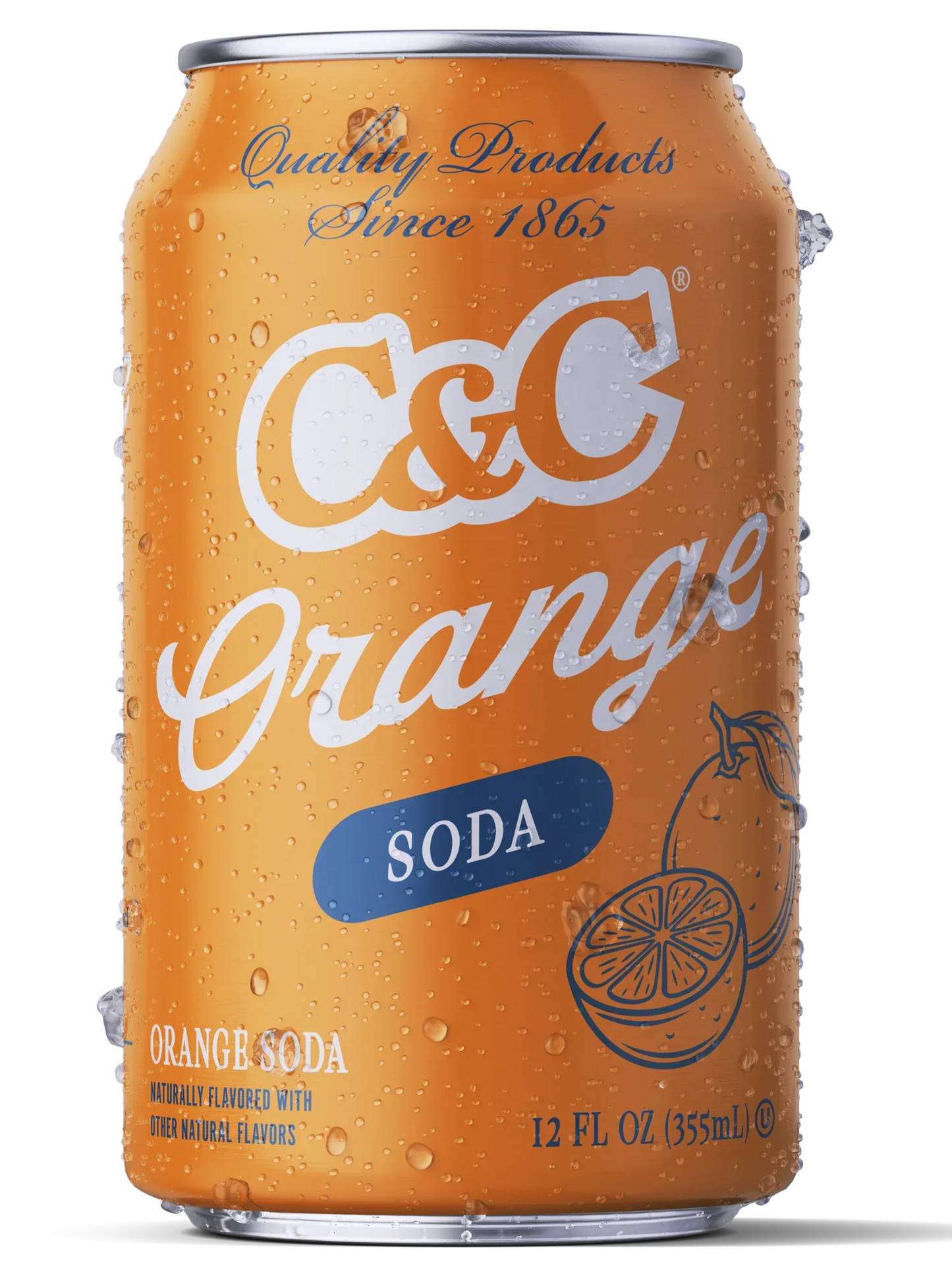 Wholesale C & C Case Orange Soda- Bulk