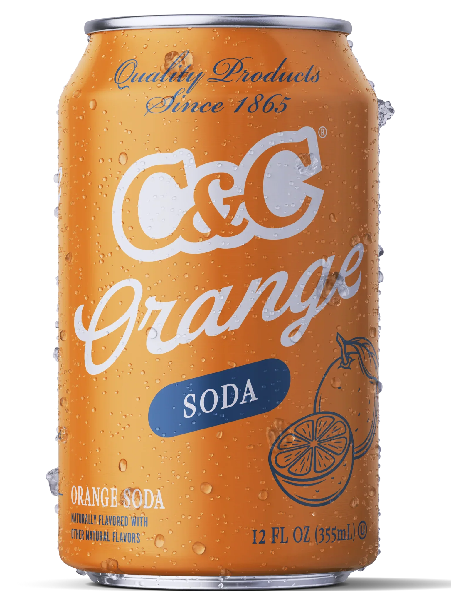 Wholesale C & C Case Orange Soda- Bulk