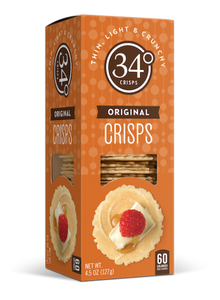 Wholesale 34 Degrees Original Crisps 4.5 Oz Box- Bulk