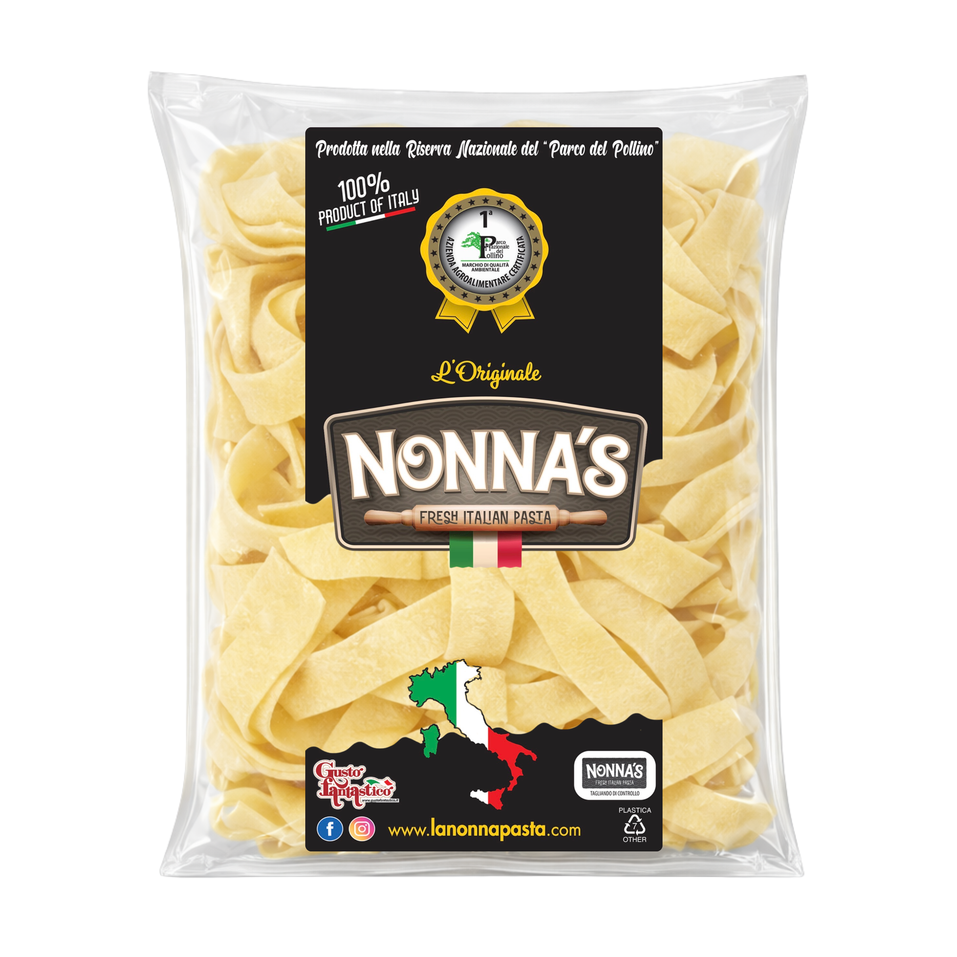 Wholesale Nonna's Fresh Pappardelle Pasta- Bulk
