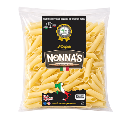 Wholesale Nonna's Fresh PENNE LISCE Pasta- Bulk