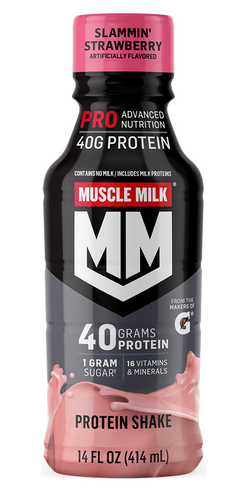 Wholesale Muscle Milk Pro 12/14Oz Strawberry- Bulk
