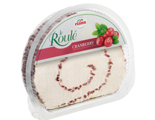 Wholesale Rians Le Roulé Fresh Cow Milk Cheese Hand-Rolled with Cranberry Slices, 5.3 Ounces- Bulk