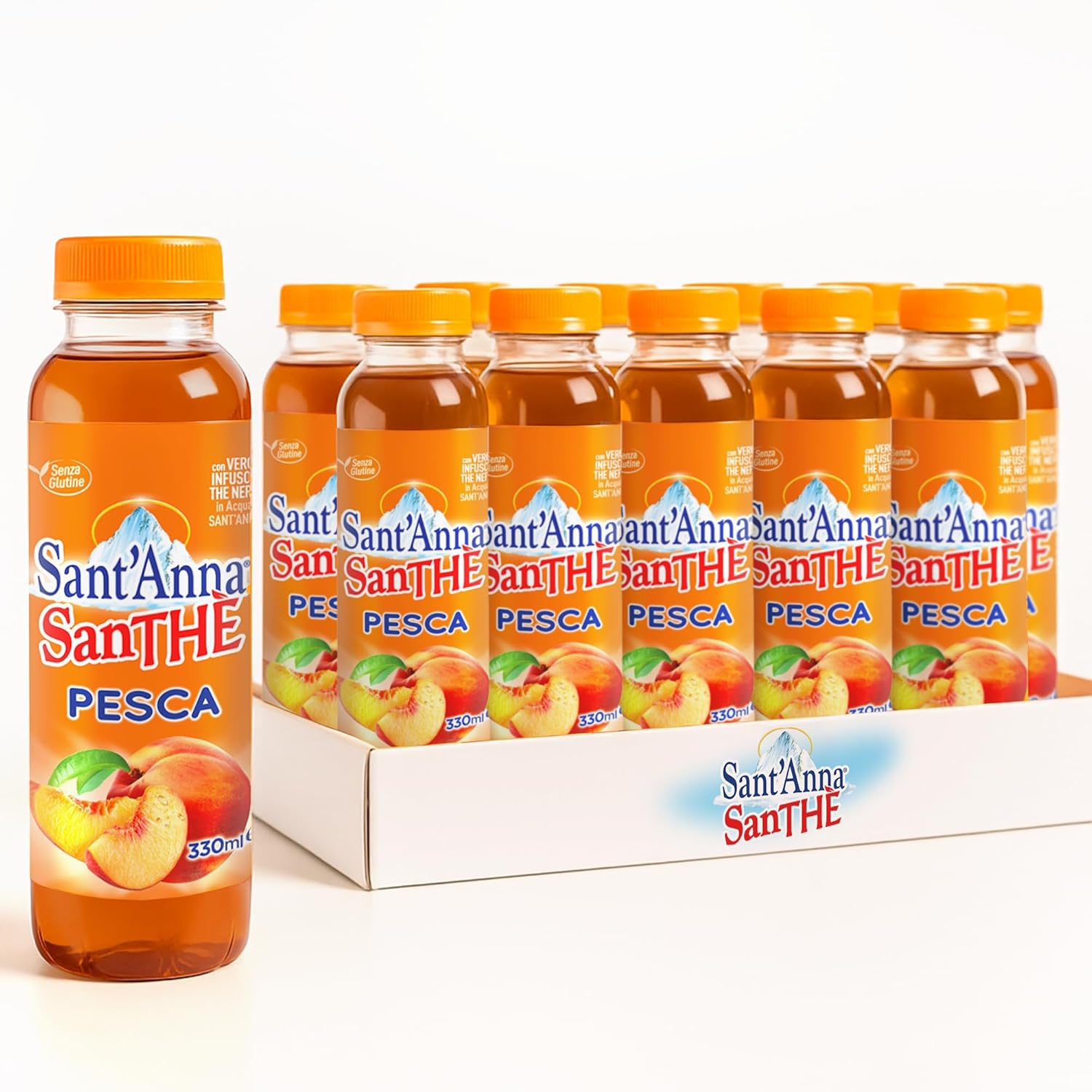 Wholesale Sant’Anna SanThè Peach Iced Tea 11.15 Fl Oz- Bulk