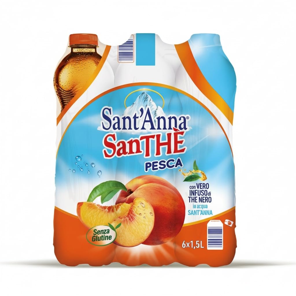 Wholesale Sant’Anna SanThè Peach Iced Tea, 50.7 Fl Oz- Bulk