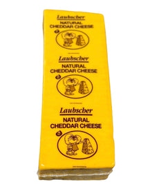 Wholesale Laubscher Wisconsin Cheddar Cheese Colored 10 Lb Block- Bulk