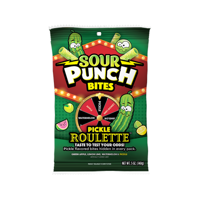 Wholesale Sour Punch Bites® Pickle Roulette 5 oz- Bulk