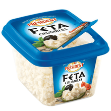 Wholesale President Crumbled Feta Plain- Bulk
