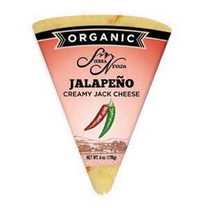 Wholesale Sierra Nevada Organic Jalapeno Jack Wedges Cheese 6 oz- Bulk