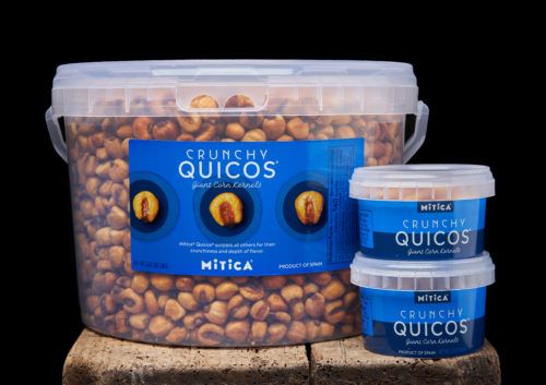 Wholesale Quicos (Giant Crunchy Toasted & salted Corn) Mini Tub- Bulk
