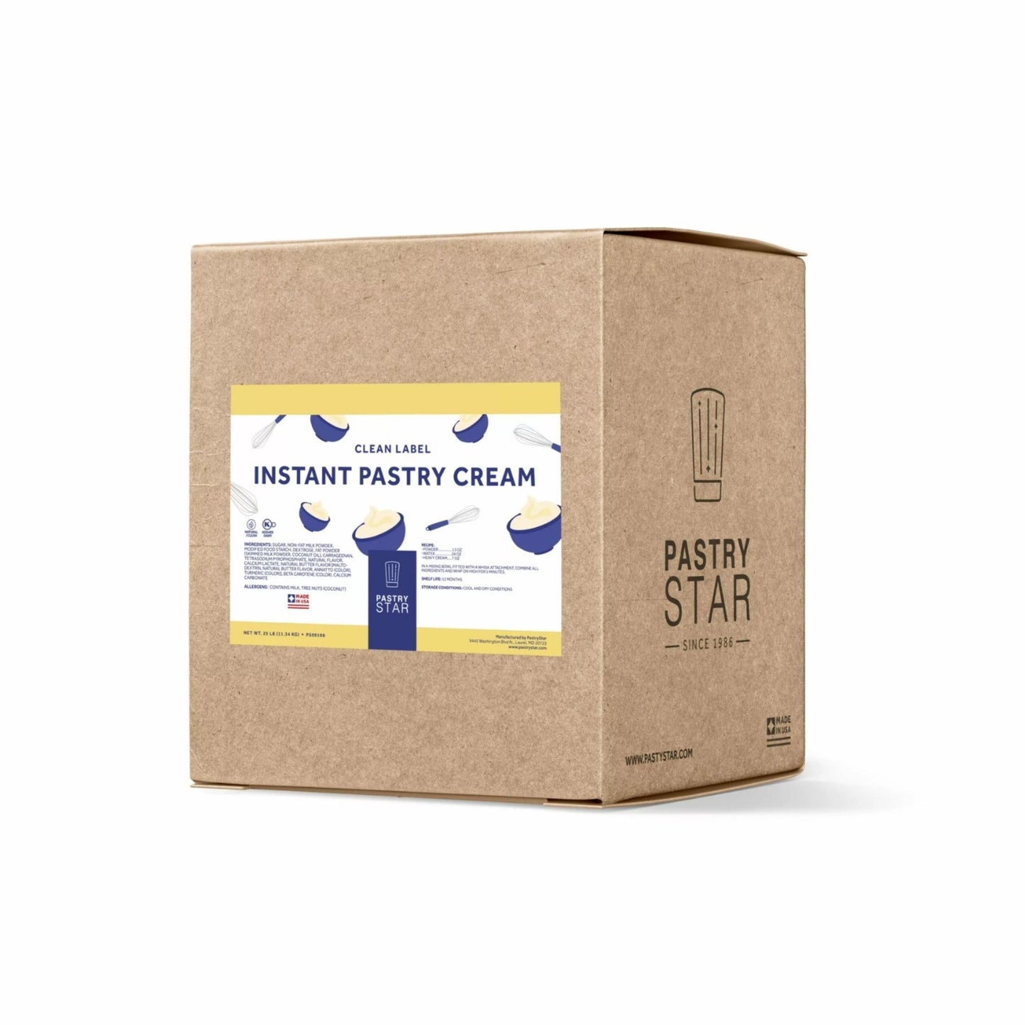 Wholesale Muttenberg Pastry Cream Instant 5lb- Bulk