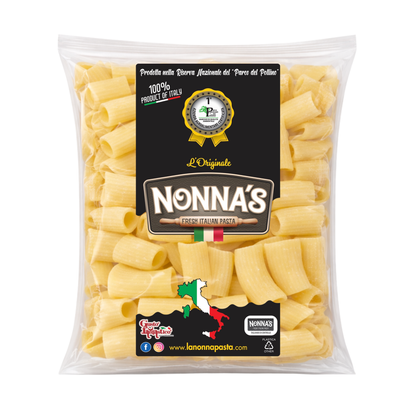 Wholesale Nonna's Fresh Pasta Rigatoni- Bulk