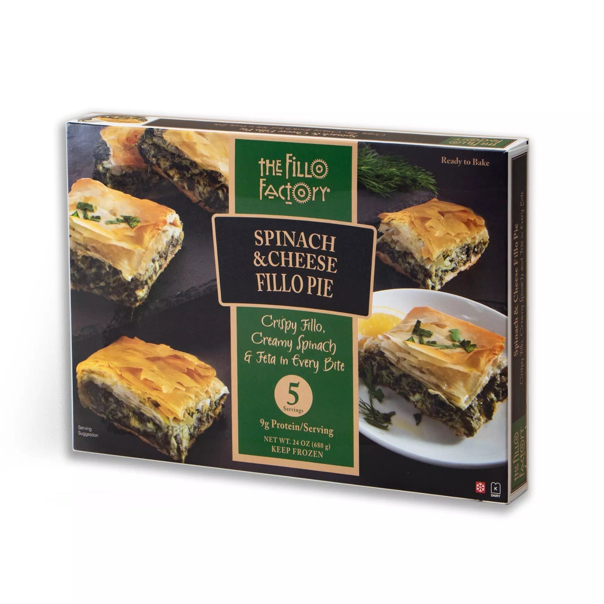 Wholesale Fillo Factory Spinach & Cheese- Bulk