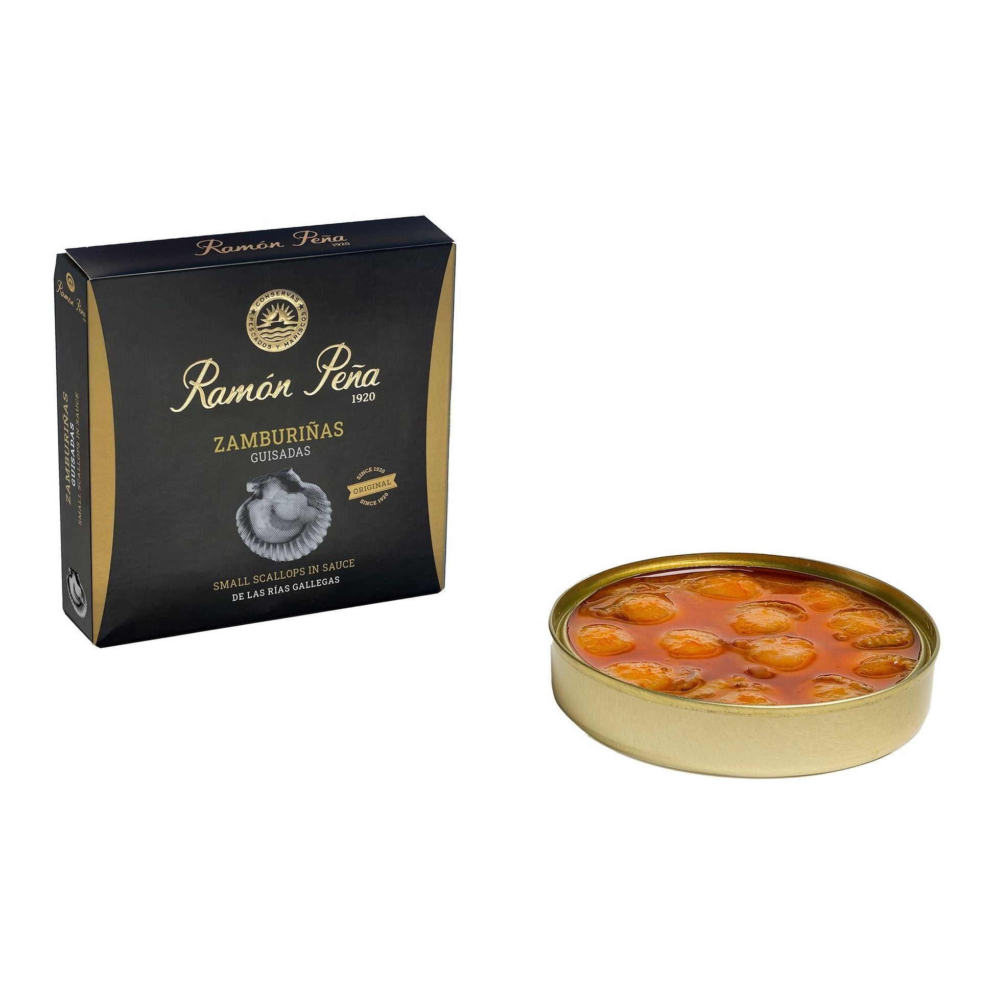 Wholesale Ramon Pena Gold Scallops in Sauce ()- Bulk
