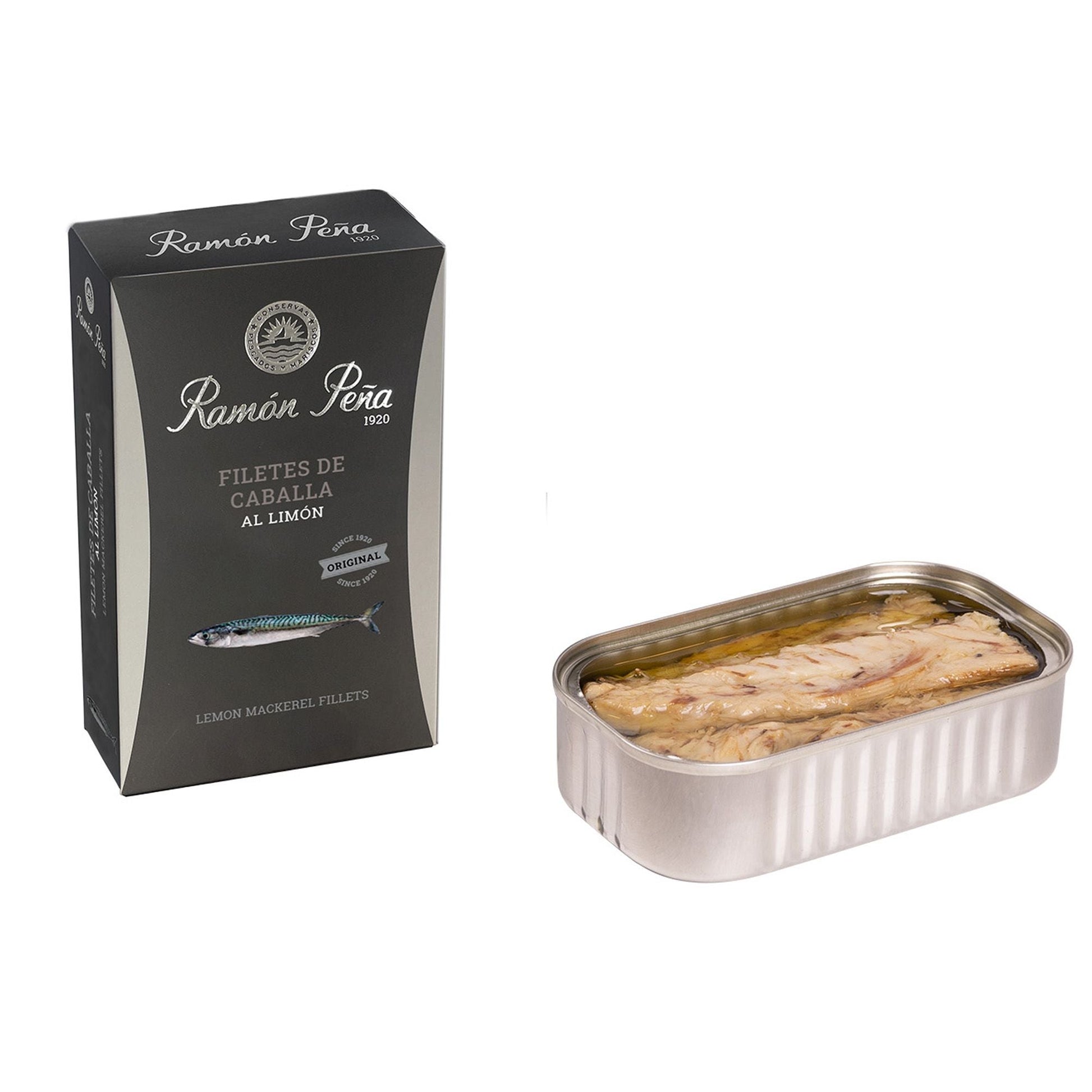 Wholesale Ramon Pena Silver Mackerel in Olive Oil with Lemon ()- Bulk