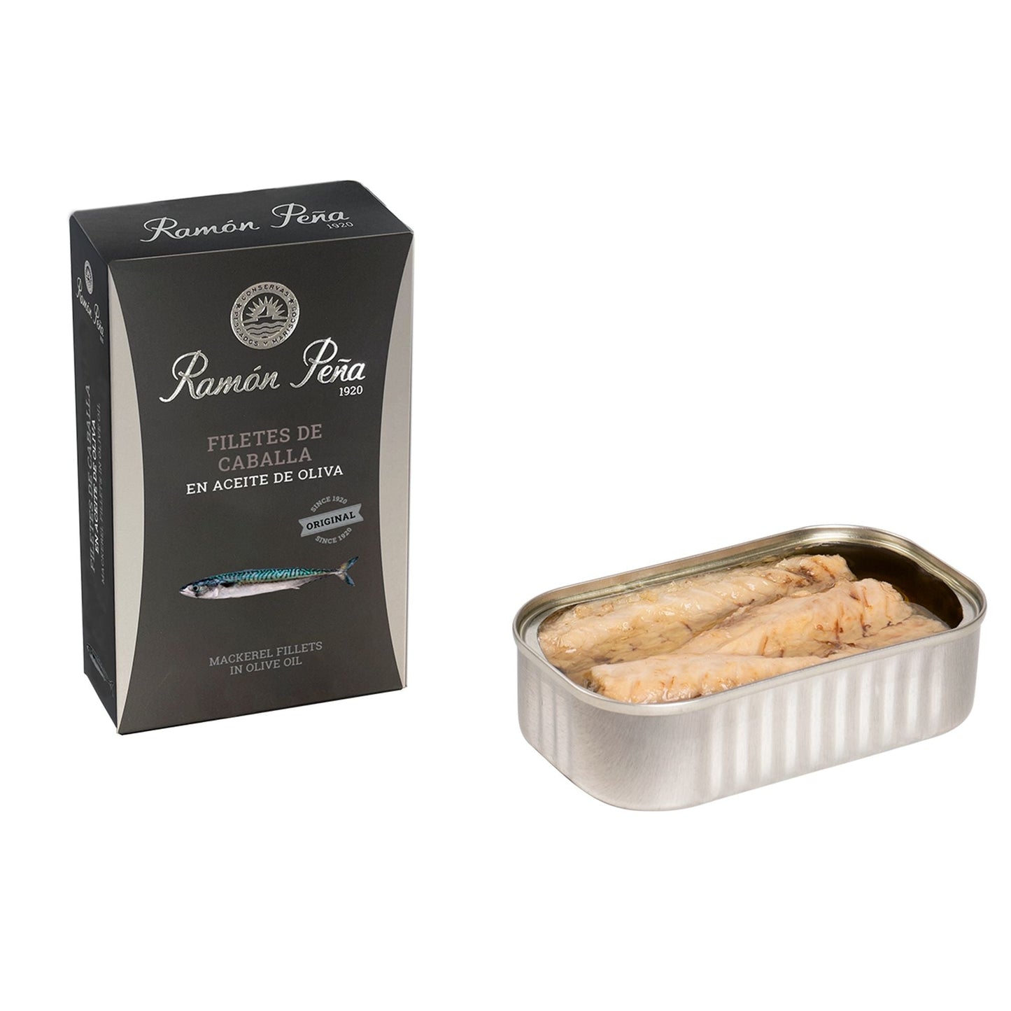 Wholesale Ramon Pena Silver Mackerel in Olive Oil ()- Bulk